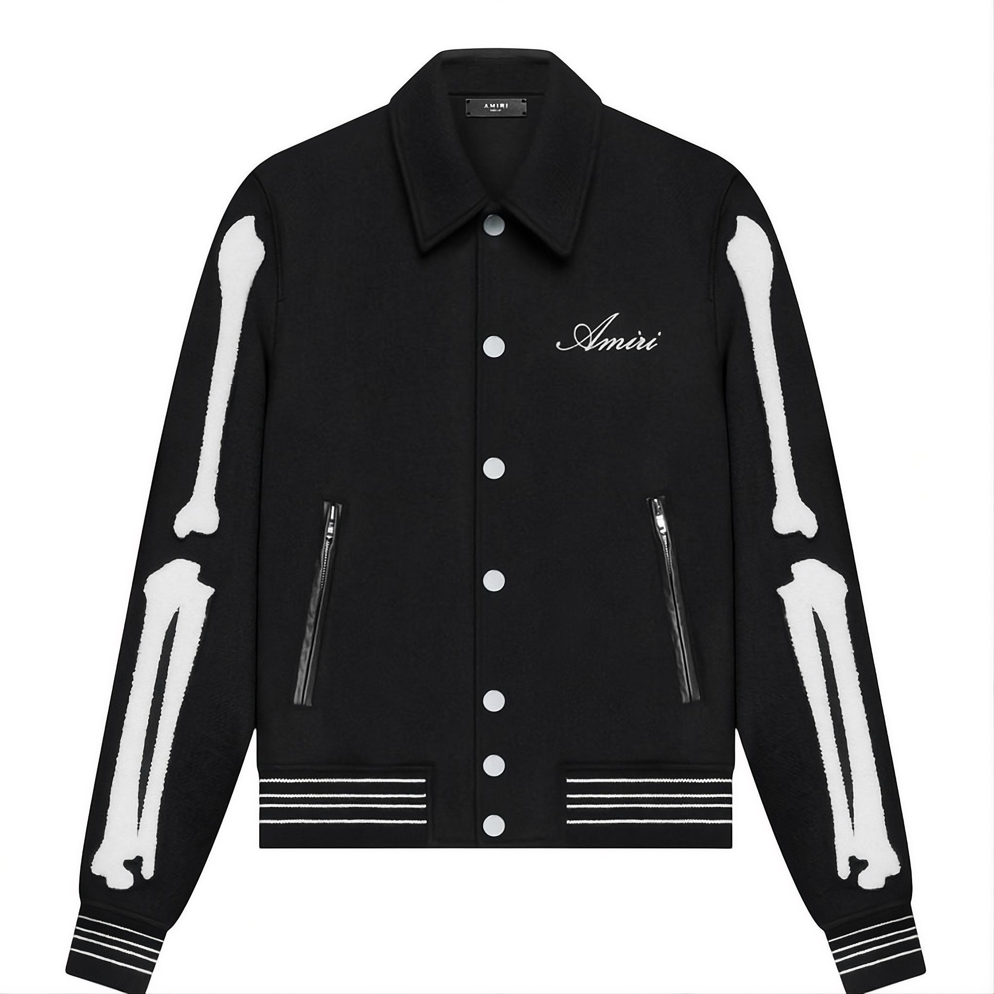 CHAQUETA A.M.R NEGRA 🖤🦴🔥 BONE STYLE