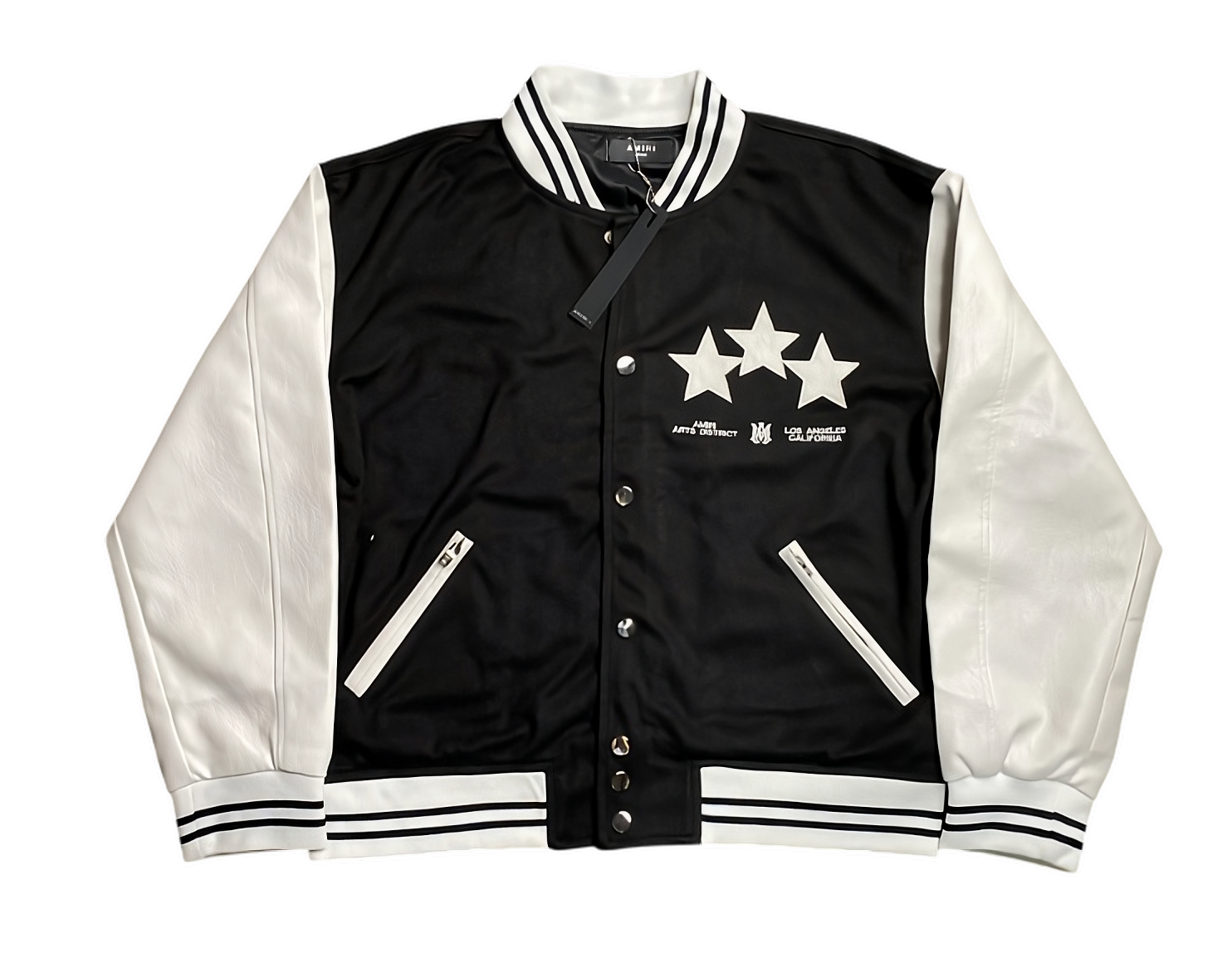 CHAQUETA A.M.R ⭐🤍🔥 ESTRELLAS BLANCAS